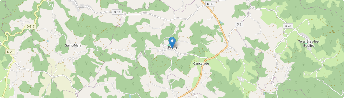 Prunet - Carte