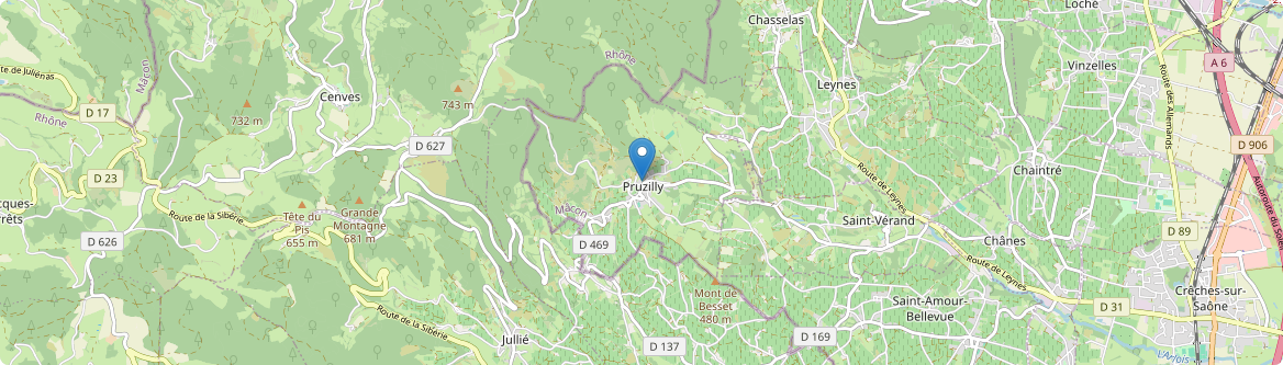 Pruzilly - Carte