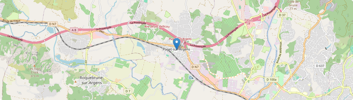 Puget-sur-Argens - Carte