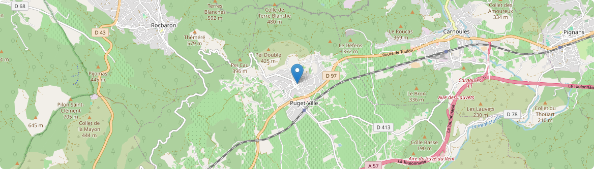 Puget-Ville - Carte