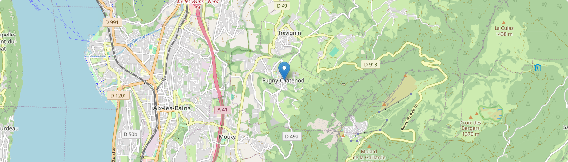 Pugny-Chatenod - Carte