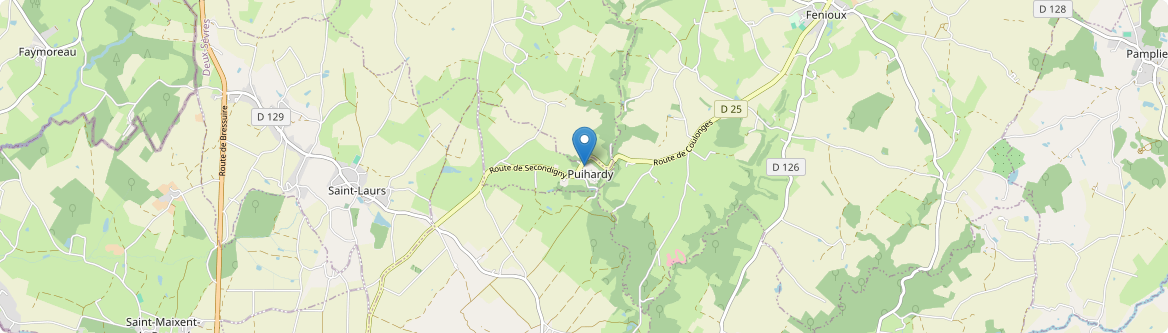 Puihardy - Carte
