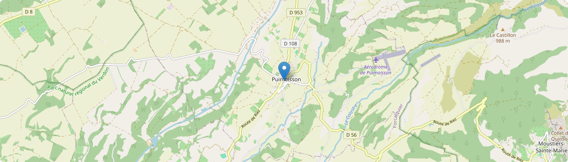 Puimoisson - Carte
