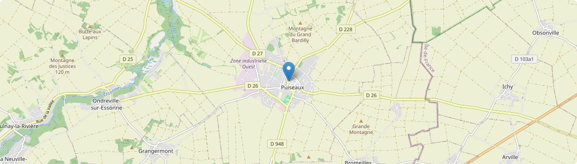 Puiseaux - Carte