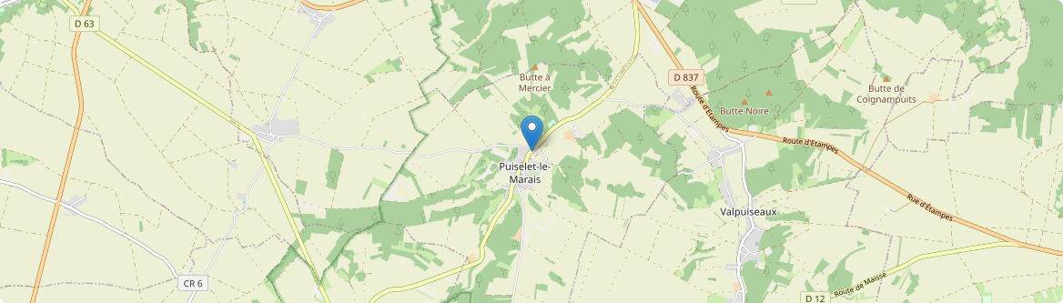 Puiselet-le-Marais - Carte