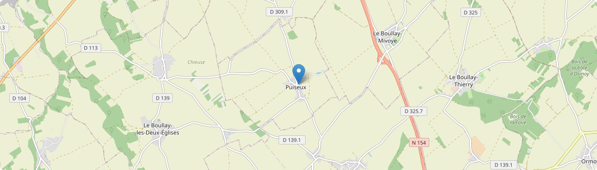 Puiseux - Carte