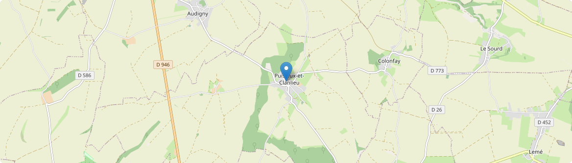 Puisieux-et-Clanlieu - Carte