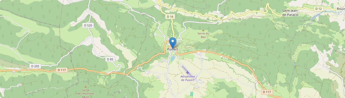 Puivert - Carte