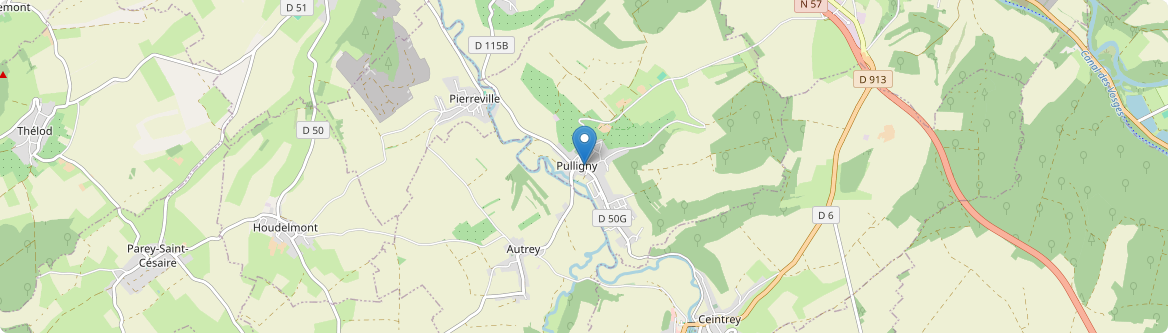 Pulligny - Carte