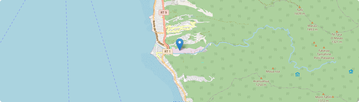Punaauia - Carte