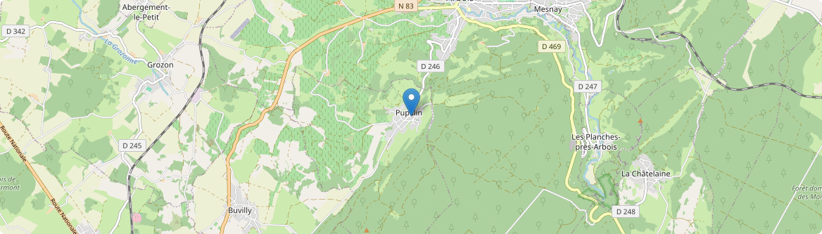 Pupillin - Carte
