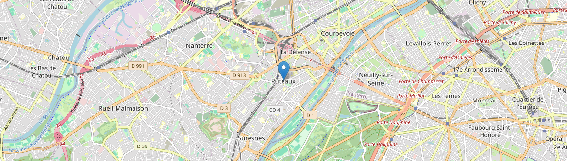 Puteaux - Carte
