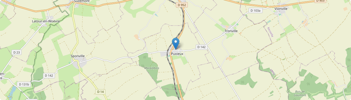 Puxieux - Carte