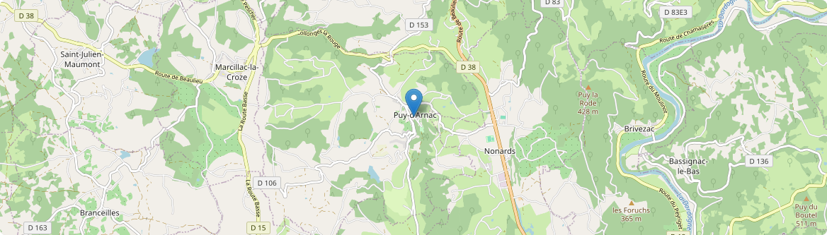 Puy-d'Arnac - Carte
