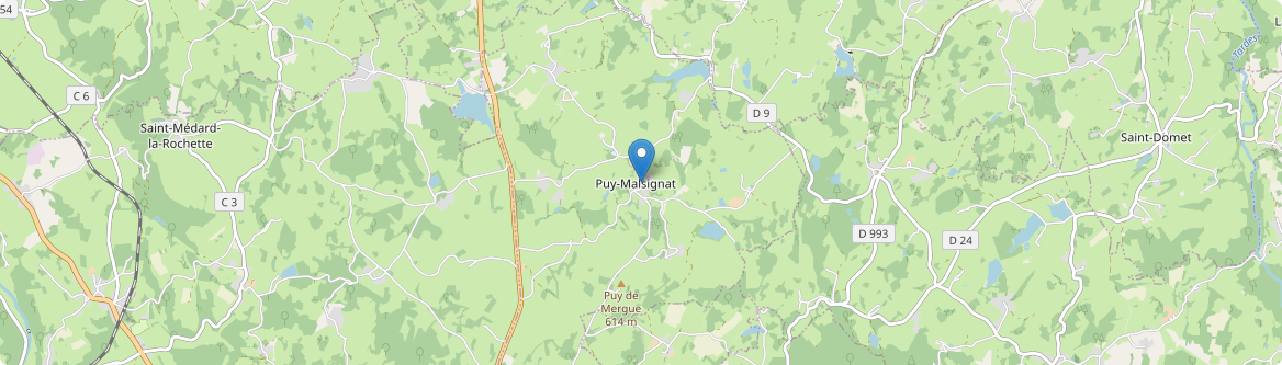 Puy-Malsignat - Carte