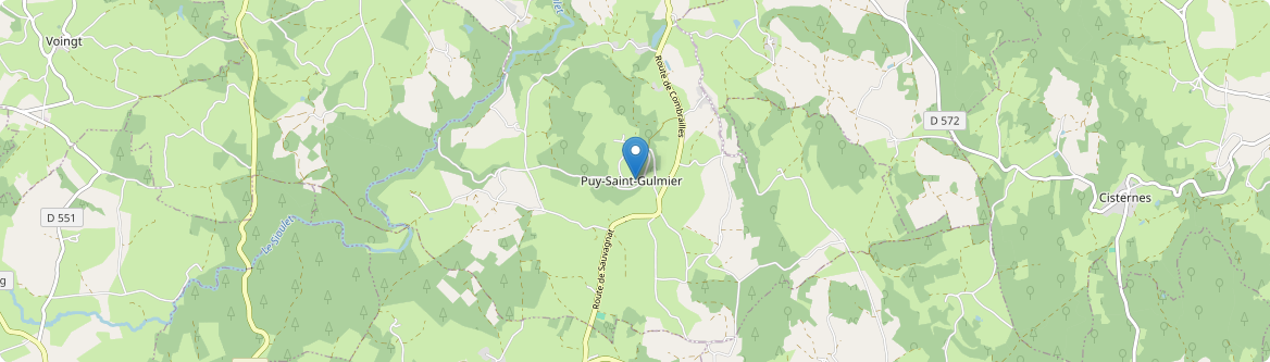 Puy-Saint-Gulmier - Carte