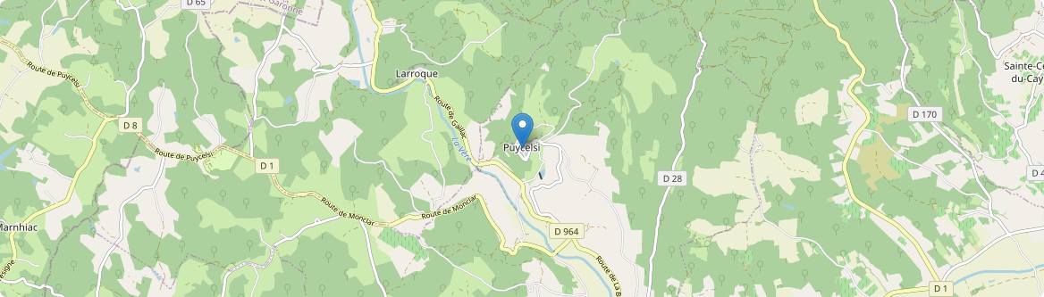 Puycelsi - Carte
