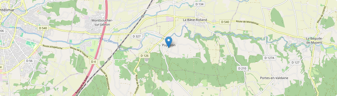 Puygiron - Carte