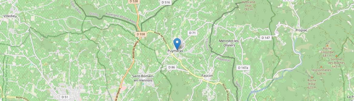Puyméras - Carte