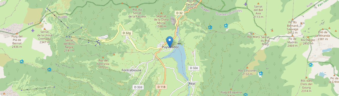 Puyvalador - Carte