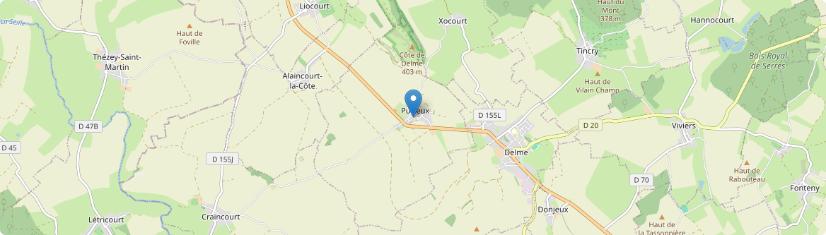 Puzieux - Carte
