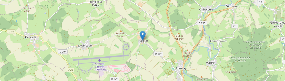 Puzieux - Carte