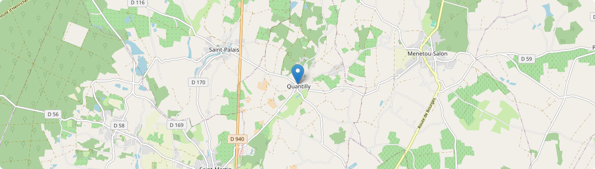 Quantilly - Carte
