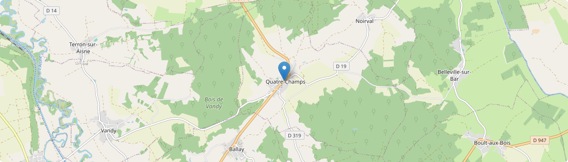 Quatre-Champs - Carte