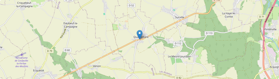 Quatremare - Carte