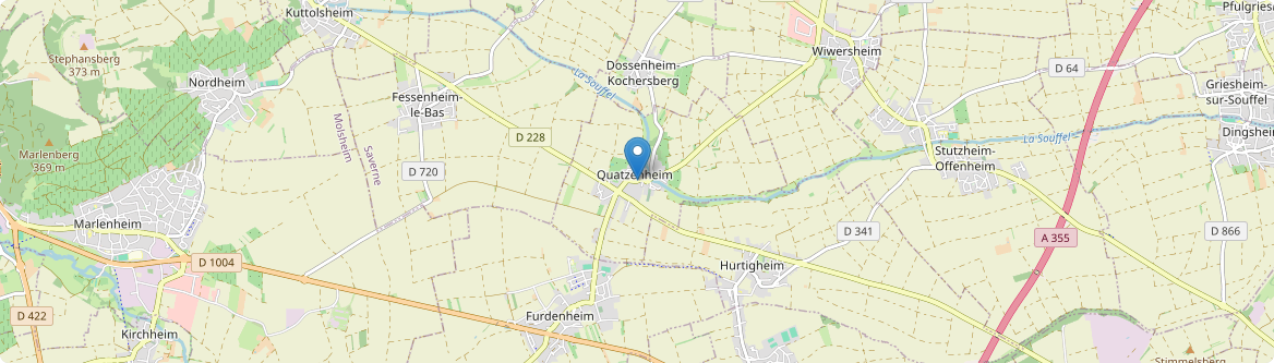 Quatzenheim - Carte