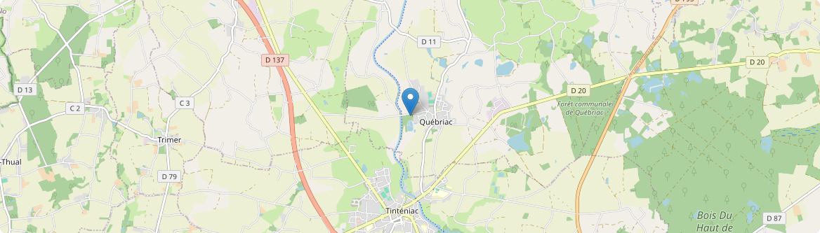 Québriac - Carte