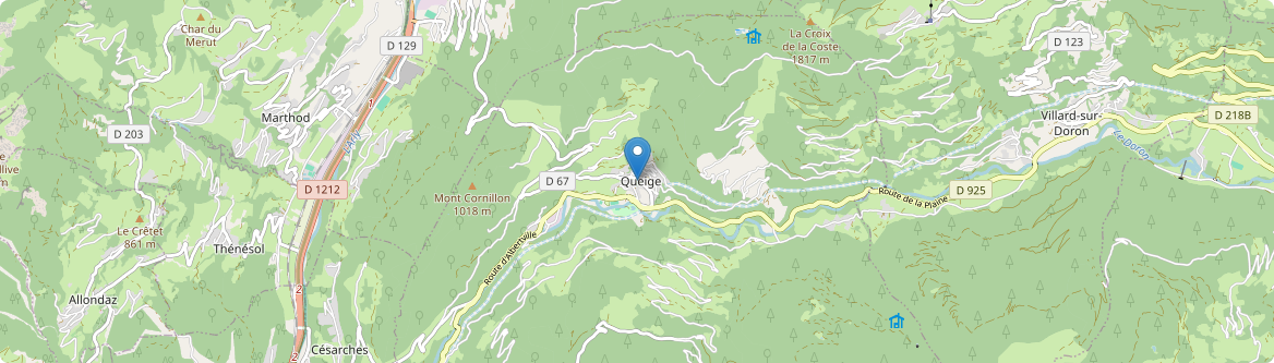 Queige - Carte