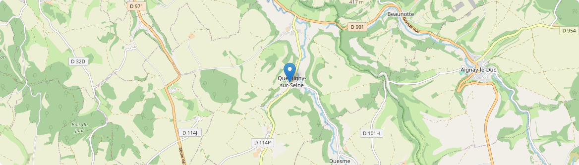 Quemigny-sur-Seine - Carte