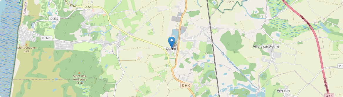 Quend - Carte