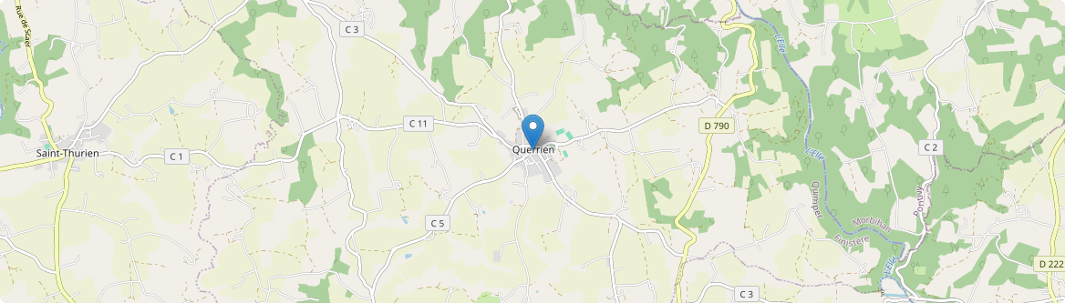 Querrien - Carte