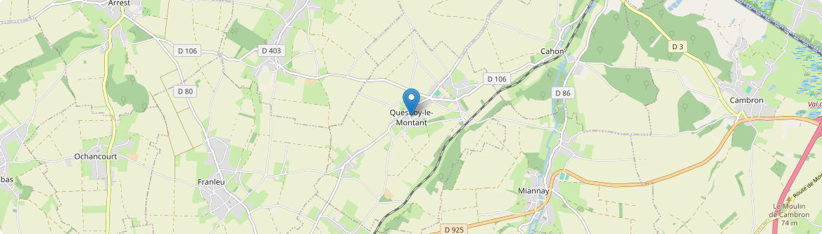 Quesnoy-le-Montant - Carte