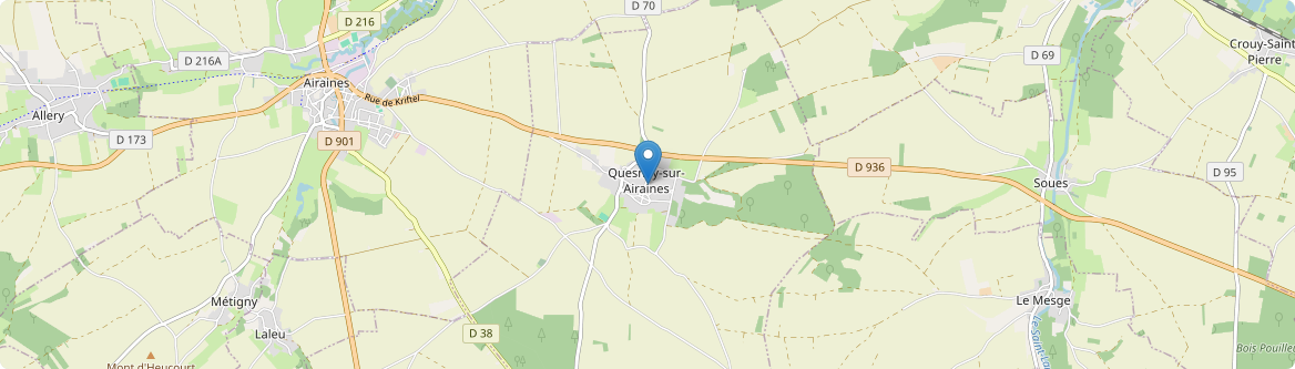 Quesnoy-sur-Airaines - Carte