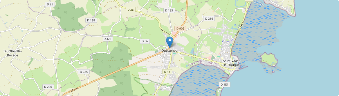 Quettehou - Carte