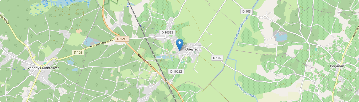 Queyrac - Carte