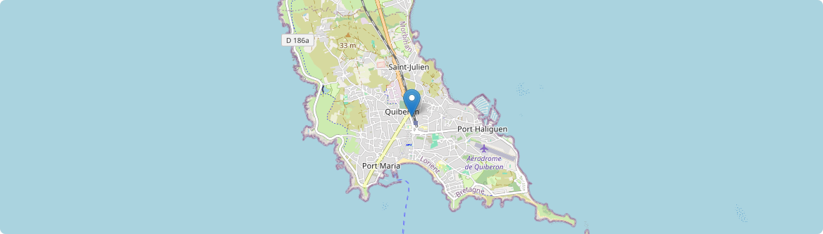 Quiberon - Carte