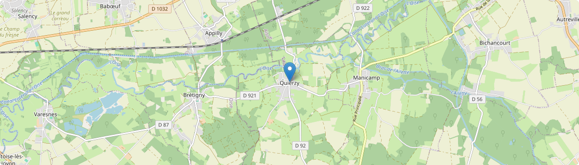 Quierzy - Carte