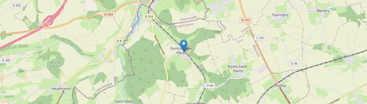 Quincampoix-Fleuzy - Carte