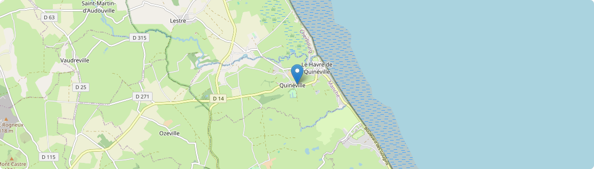 Quinéville - Carte