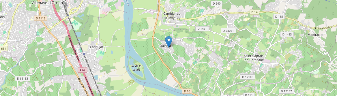 Quinsac - Carte