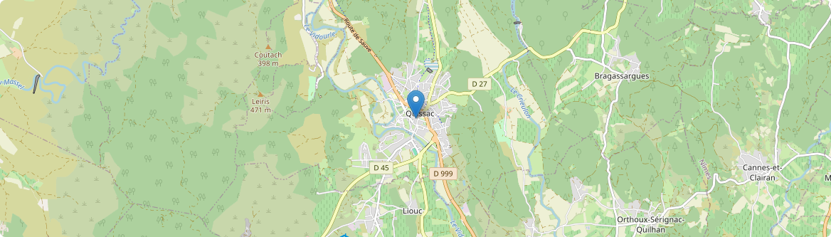 Quissac - Carte