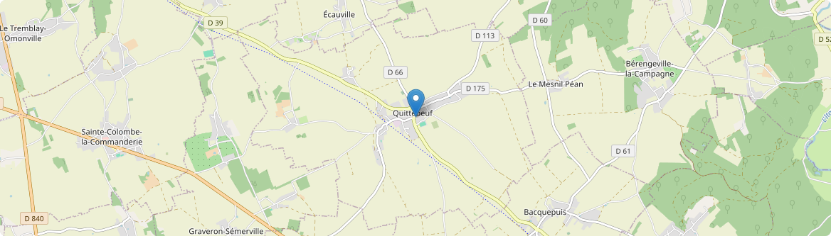 Quittebeuf - Carte