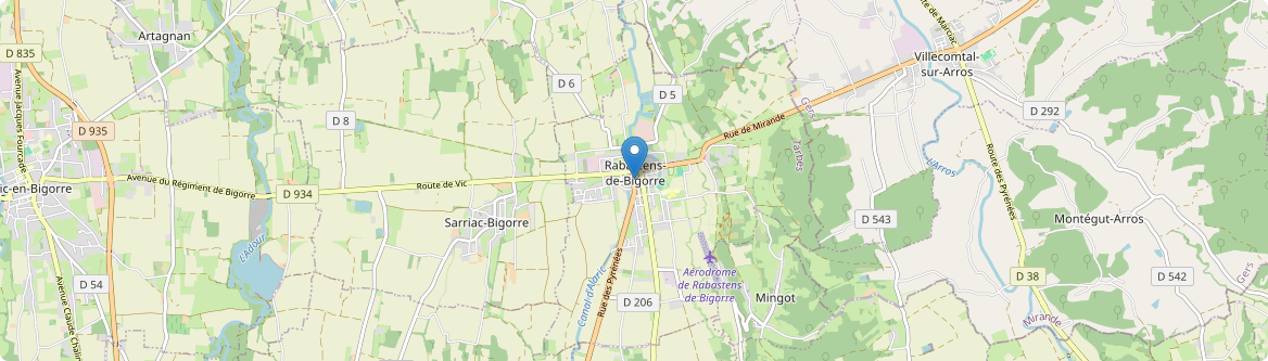 Rabastens-de-Bigorre - Carte