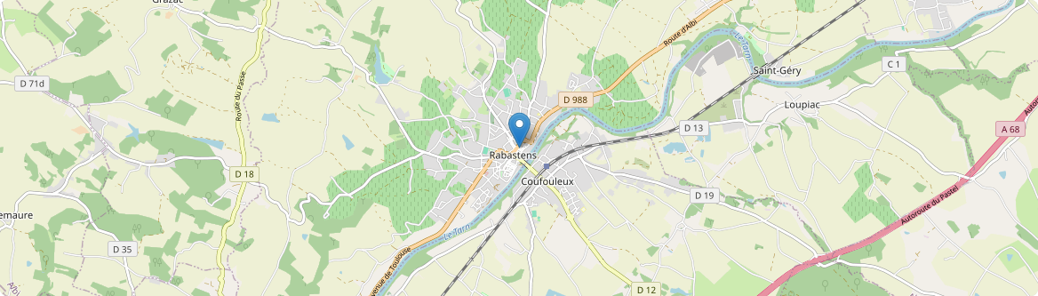 Rabastens - Carte