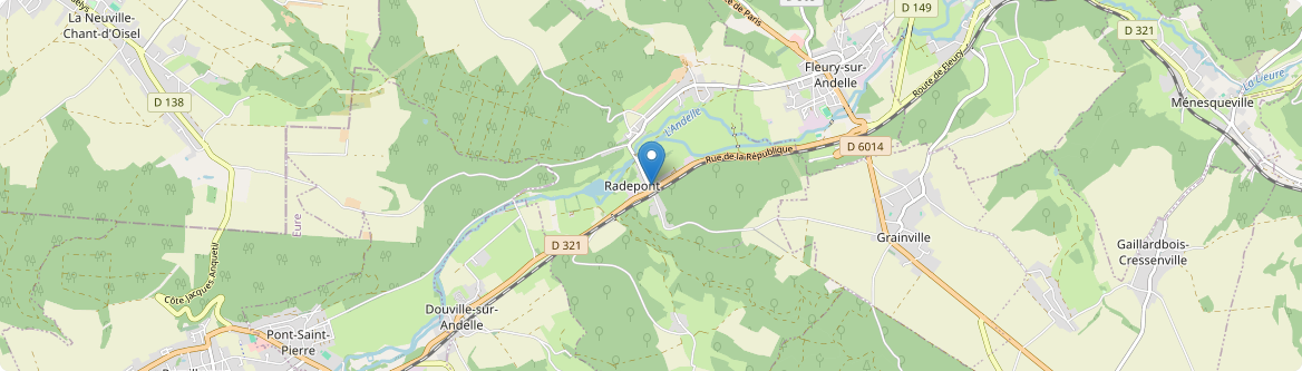 Radepont - Carte