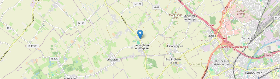 Radinghem-en-Weppes - Carte